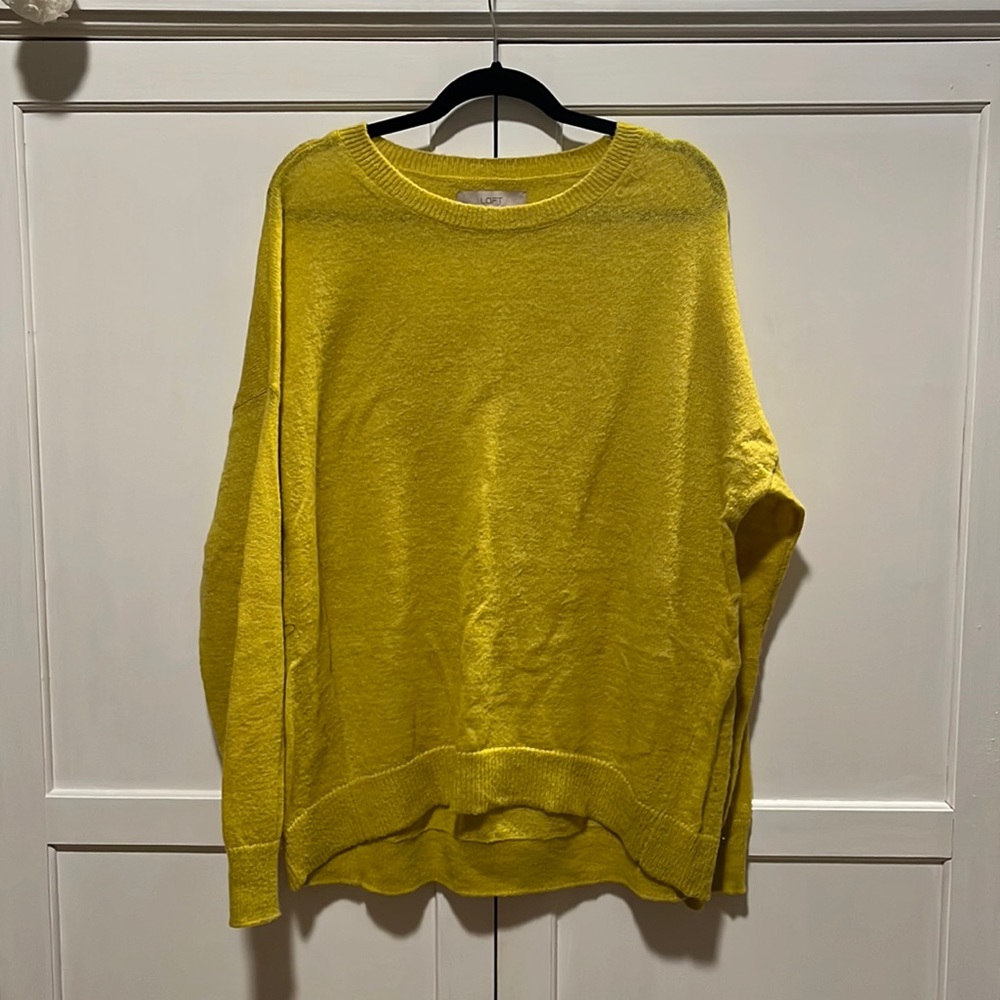 Yellow Crew Neck Sweater